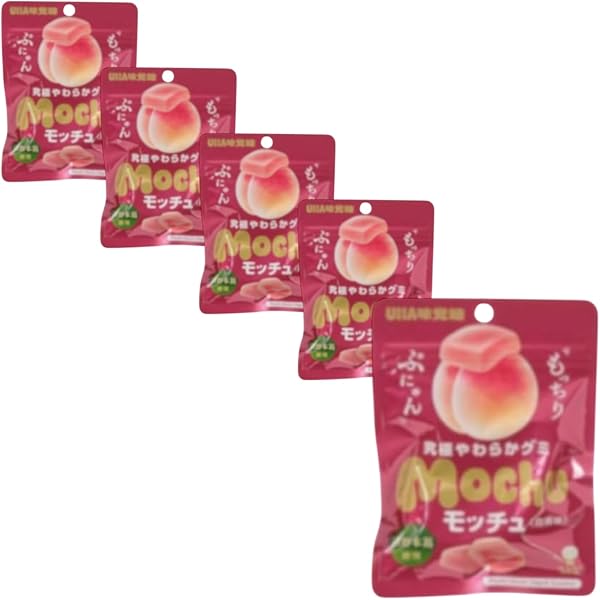 ちびモッチュ 白桃味 キャンディ 45g 複数個セット　お菓子セット 楽天市場】味覚糖 45g モッチュ 白桃味 (10×3)30入 (ピーチ もも